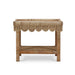 Bramble - Scallop Rattan Side Table w/ Tray in Natural - BR-28288RNAT----- - GreatFurnitureDeal