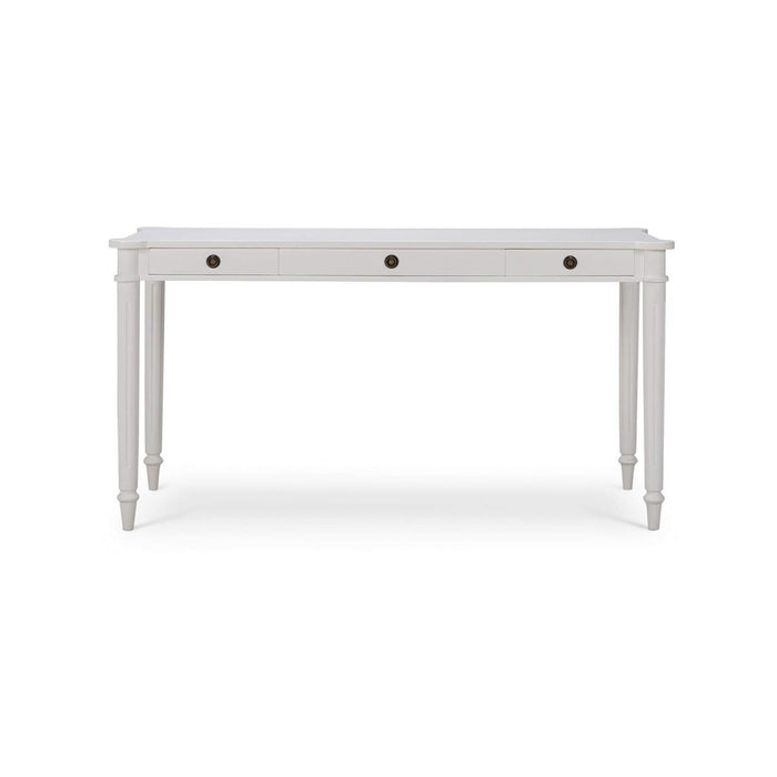 Bramble - Kelly 3 Drawer Desk in True White - 28292TRW-----