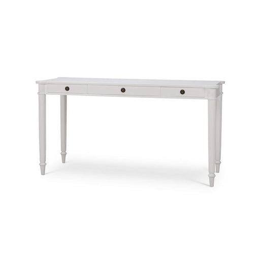 Bramble - Kelly 3 Drawer Desk in True White - 28292TRW----- - GreatFurnitureDeal