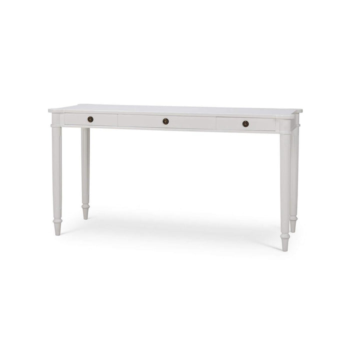 Bramble - Kelly 3 Drawer Desk in True White - 28292TRW-----