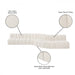 Meridian Furniture - Arc 170" Boucle Fabric Upholstered 7 Piece Modular Sectional - 102Cream-S7C - GreatFurnitureDeal