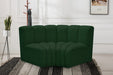 Meridian Furniture - Arc Vegan Leather Modular Sofa in Green - 102Green-S2B - GreatFurnitureDeal