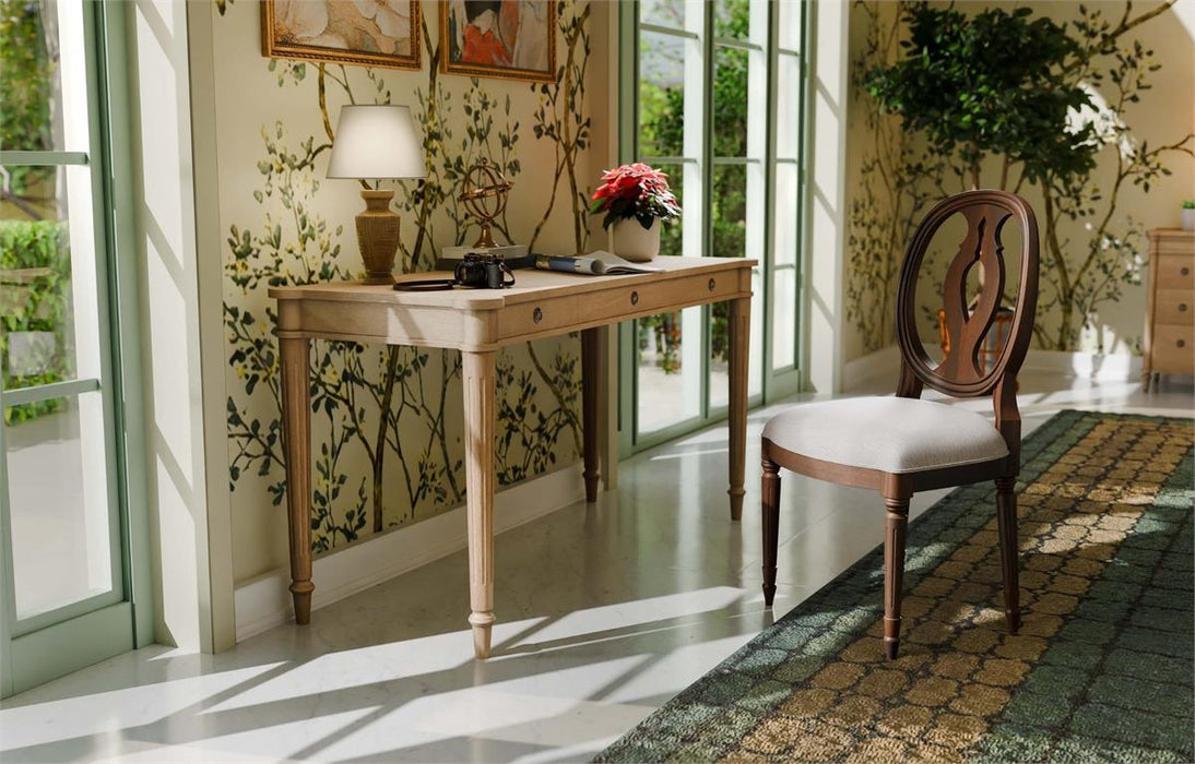 Bramble - Fiona Dining Chair in Walnut w/ Upholstered Seat w/ Truffle Fabric (Set of 2) - 28306WLTLL207----