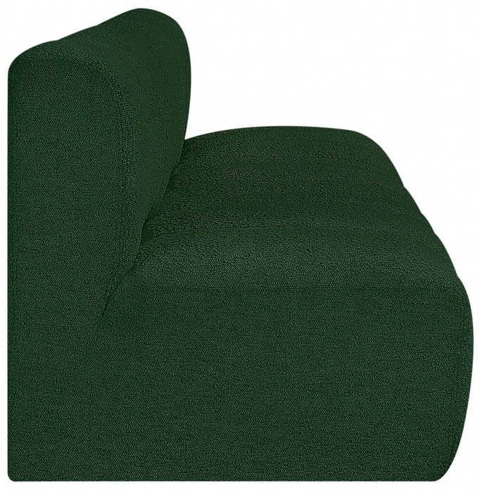 Meridian Furniture - Arc Vegan Leather Modular Sofa in Green - 102Green-S3F - GreatFurnitureDeal