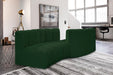 Meridian Furniture - Arc Vegan Leather Modular Sofa in Green - 102Green-S4A - GreatFurnitureDeal