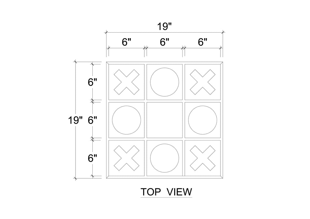 Bramble - Tick Tack Toe - BR-28319 - GreatFurnitureDeal