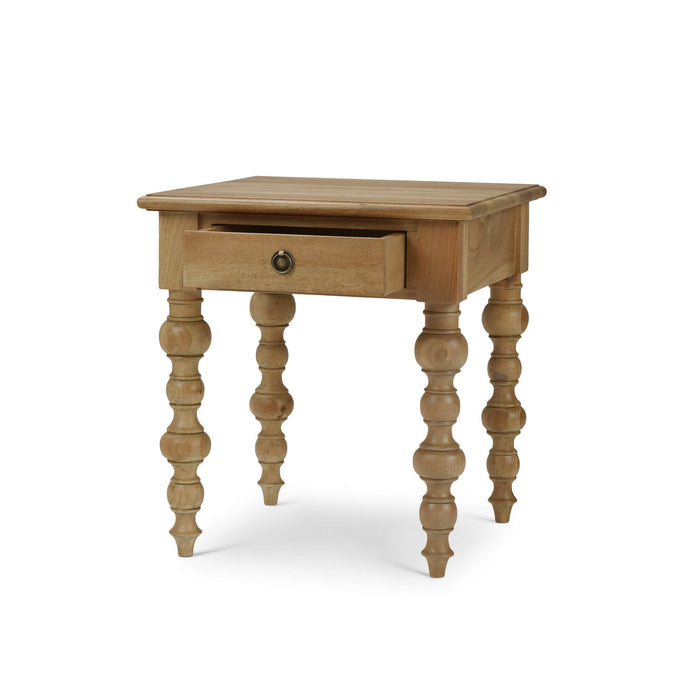 Bramble - Madison 1 Drawer End Table in Fruitwood - 28324FRW----- - GreatFurnitureDeal