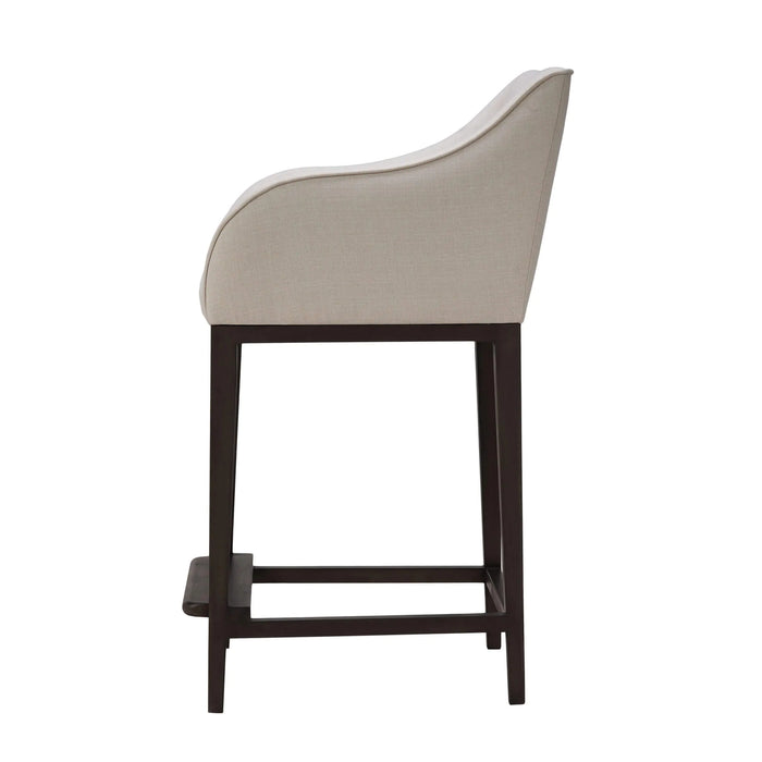 Bramble - Elanor Barstool w/ Arms Chair - US-WS-28327GYOSF215---- - GreatFurnitureDeal