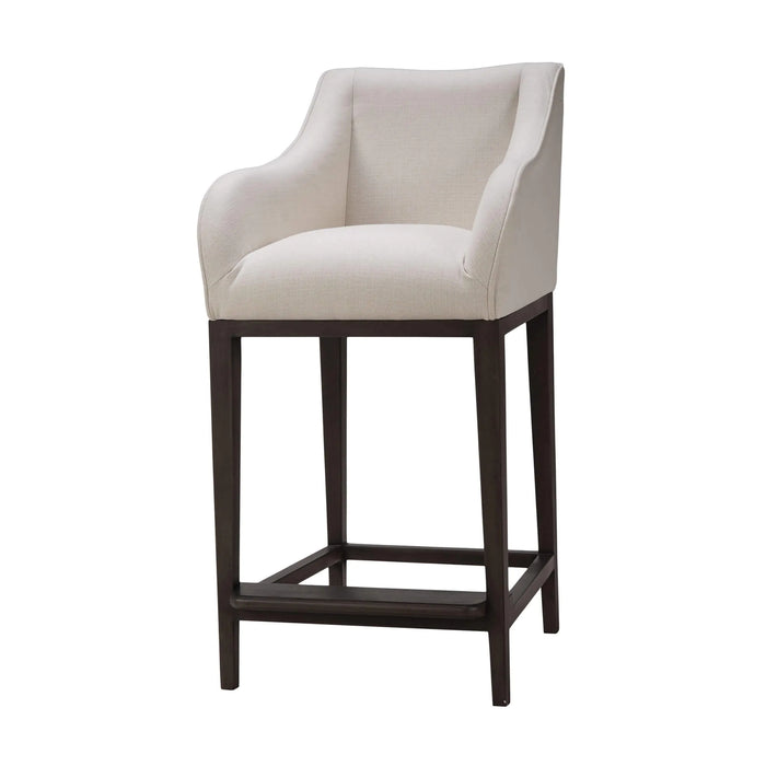 Bramble - Elanor Barstool w/ Arms Chair - US-WS-28327GYOSF215---- - GreatFurnitureDeal