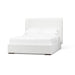 Bramble - Luxor Upholstered Bed Queen in Artic White Performance Fabric - BR-28331SF204----- - GreatFurnitureDeal