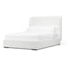 Bramble - Luxor Upholstered Bed Queen in Artic White Performance Fabric - BR-28331SF204----- - GreatFurnitureDeal