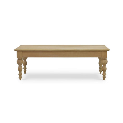 Bramble - Madison Turned Leg Coffee Table in Fruitwood - 28337FRW----- - GreatFurnitureDeal