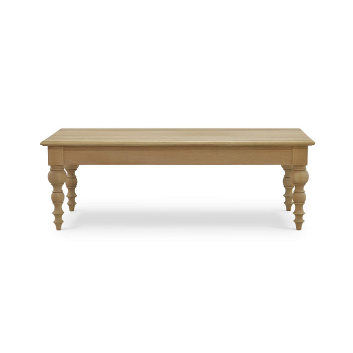 Bramble - Madison Turned Leg Coffee Table in Fruitwood - 28337FRW----- - GreatFurnitureDeal