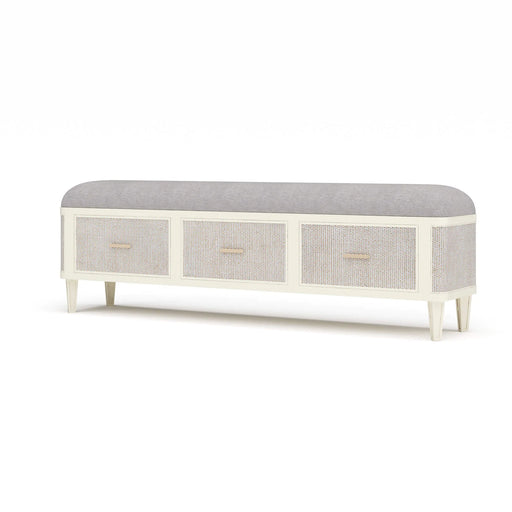 Bramble - Lexington Bench w/ Rattan - BR-28343 - GreatFurnitureDeal