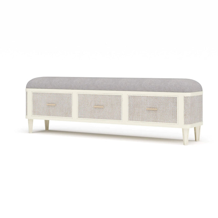 Bramble - Lexington Bench w/ Rattan - BR-28343 - GreatFurnitureDeal