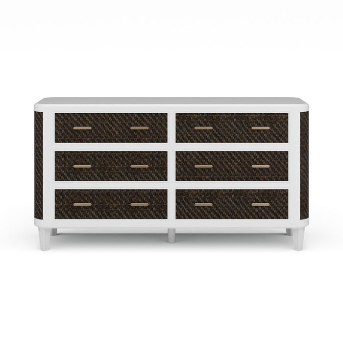 Bramble - Lexington 6 Drawer Dresser w/ Bamboo - BR-28344 - GreatFurnitureDeal