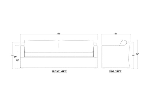 Bramble - Ethan Slipcovered Sofa - BR-28361 - GreatFurnitureDeal