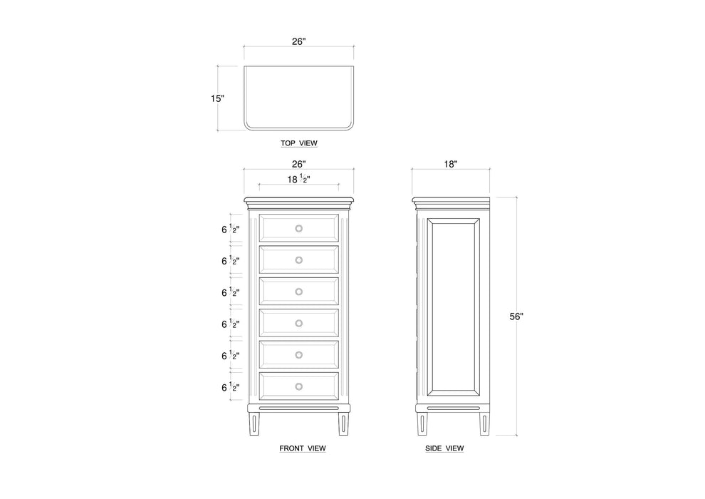 Bramble - Hayward Lingerie Chest - BR-28362 - GreatFurnitureDeal