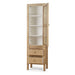 Bramble - Kagu Tall Cabinet w/ Rattan - BR-28370 - GreatFurnitureDeal