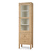 Bramble - Kagu Tall Cabinet w/ Rattan - BR-28370 - GreatFurnitureDeal