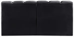 Meridian Furniture - Arc Velvet Modular Sofa in Black - 103Black-S2A - GreatFurnitureDeal