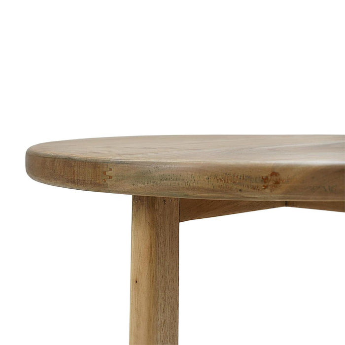 Bramble - Vannes Round End Table in Fruitwood - 28374FRW-----
