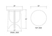 Bramble - Grosvenor End Table in True White - 76463TRW----- - GreatFurnitureDeal