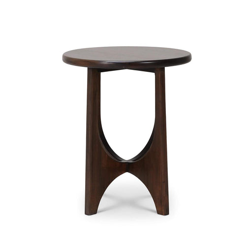 Bramble - Vannes Round End Table in Walnut - 28374WLT----- - GreatFurnitureDeal