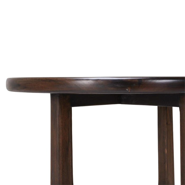 Bramble - Vannes Round End Table in Walnut - 28374WLT-----