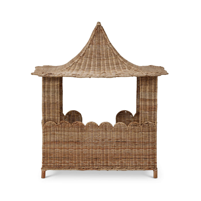 Bramble - Scalloped Rattan Dog Bed - BR-28379 - GreatFurnitureDeal