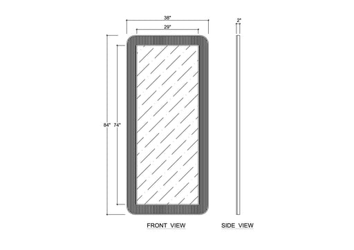 Bramble - Kraton Standing Mirror - BR-28395 - GreatFurnitureDeal