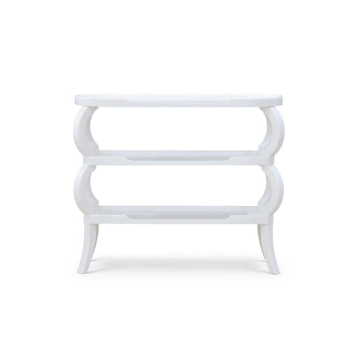 Bramble - Savanah 3 Tiered Console Table in True White - 28398TRW----- - GreatFurnitureDeal