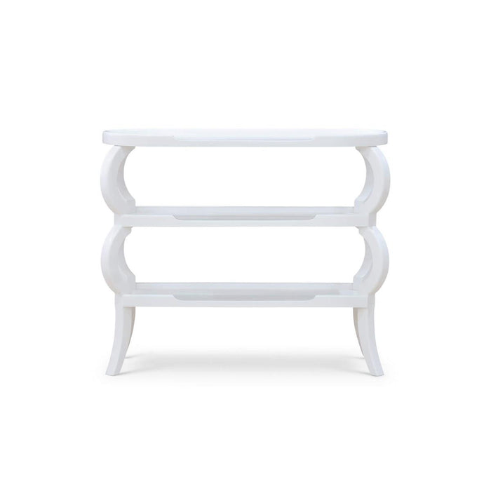 Bramble - Savanah 3 Tiered Console Table in True White - 28398TRW-----
