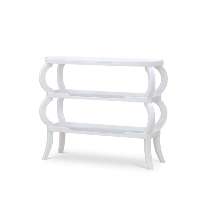 Bramble - Savanah 3 Tiered Console Table in True White - 28398TRW-----