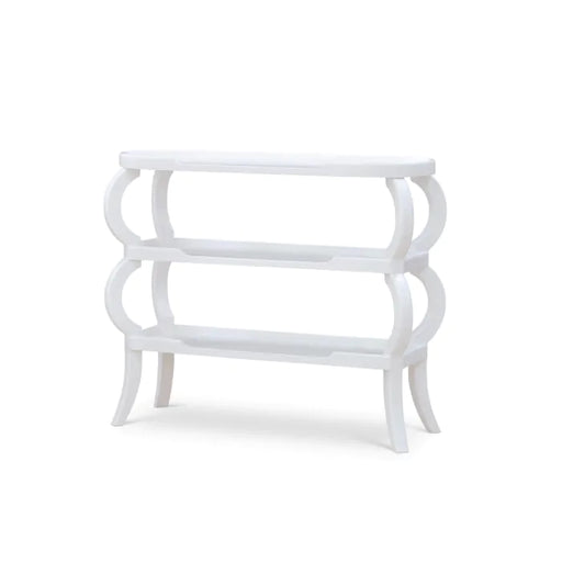 Bramble - Savanah 3 Tiered Console Table in True White - 28398TRW----- - GreatFurnitureDeal