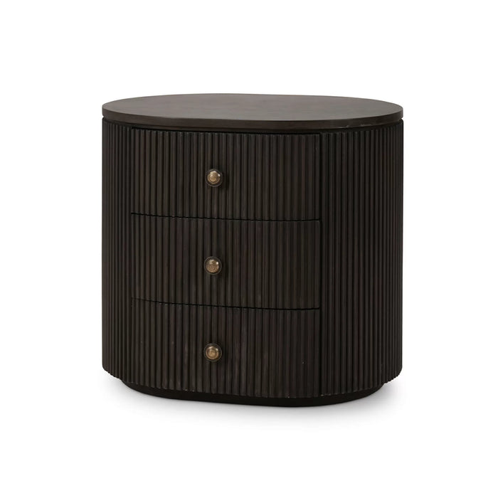 Bramble - Kraton Oval Bedside Table - BR-28407 - GreatFurnitureDeal