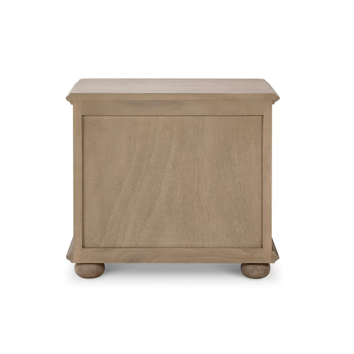 Bramble - Luna 3 Drawer Bedside Table - BR-28411 - GreatFurnitureDeal