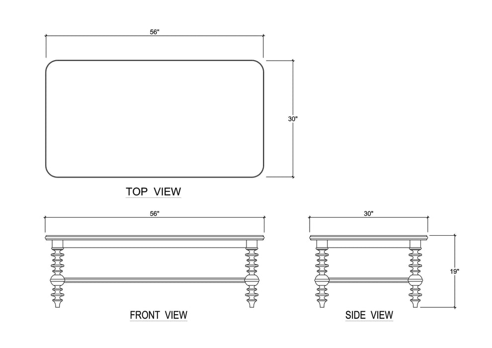 Bramble - Milano Coffee Table - BR-28413 - GreatFurnitureDeal