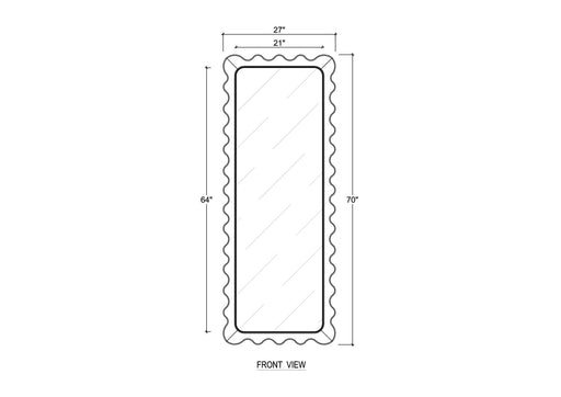 Bramble - Chloe Rectangular Mirror - BR-28414 - GreatFurnitureDeal