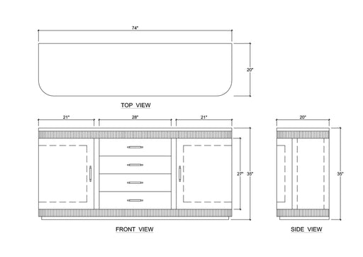 Bramble - Kraton Buffet Cabinet - BR-28417 - GreatFurnitureDeal