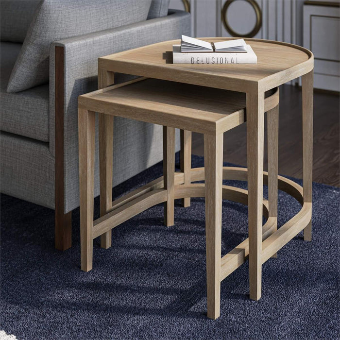Bramble - Normandy Nesting Tables Set of 2 in Sandbar - 28420SNB----- - GreatFurnitureDeal