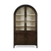 Bramble - Lumina Glass Cabinet in Walnut w/ Putty Interior - 28421WLT-PUT--NDT - GreatFurnitureDeal