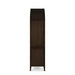 Bramble - Lumina Glass Cabinet in Walnut w/ Putty Interior - 28421WLT-PUT--NDT - GreatFurnitureDeal