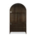Bramble - Lumina Glass Cabinet in Walnut w/ Putty Interior - 28421WLT-PUT--NDT - GreatFurnitureDeal