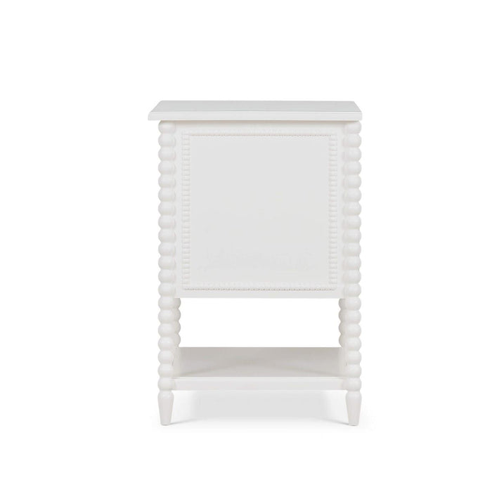 Bramble - Cholet 2 Drawer Bedside Table w/ Shelf in Architectural White - 28423HRW----LDT
