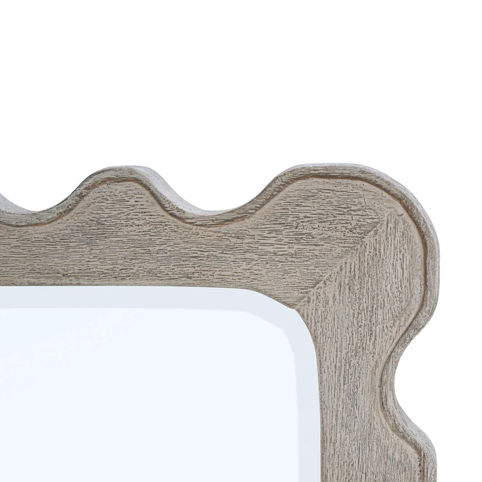 Bramble - Chloe Square Mirror in Rustic Oak - US-WS-28427RTO----- - GreatFurnitureDeal