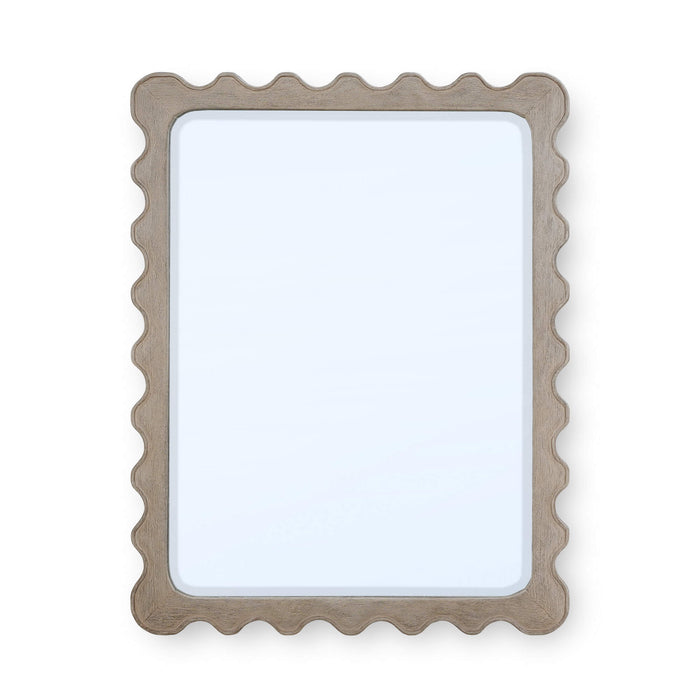 Bramble - Chloe Square Mirror in Rustic Oak - US-WS-28427RTO----- - GreatFurnitureDeal