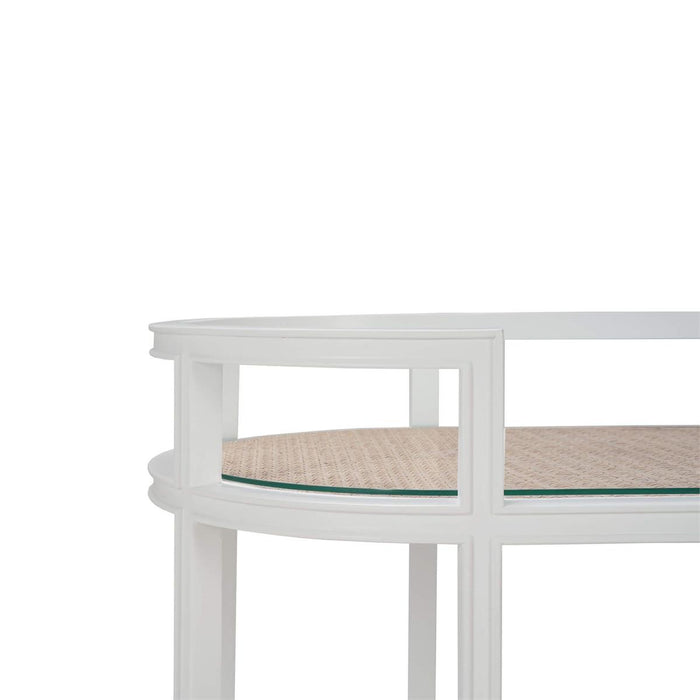 Bramble - Cohan Barcart in True White w/ Rattan Natural - 28431TRW-RNAT---