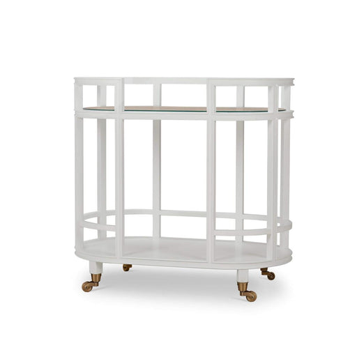 Bramble - Cohan Barcart in True White w/ Rattan Natural - 28431TRW-RNAT--- - GreatFurnitureDeal