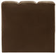 Meridian Furniture - Arc Velvet Modular Chair in Brown - 103Brown-ST - GreatFurnitureDeal